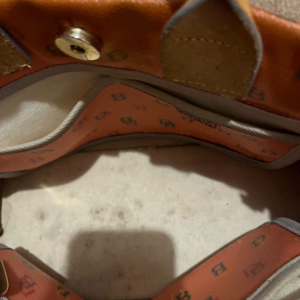 Dooney & Bourke Vintage Y2K Pink Leather Tote Bag - Picture 11 of 16